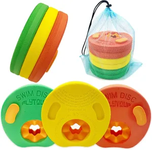 Kids Swimming Armbands Arm Float Discs for Pool, EVA Foam Floating Sleeves, Arm Float Rings Kids Pool Swimming Supplies (6 pcs/Set)