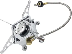 Kisangel Portable Camping Stove Compact Outdoor Cooking Stove for Hiking Trekking Picnics Design for Camping Use Outdoor Cooking