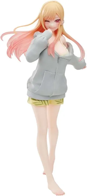 Kitagawa Marin Action Figure Grey Homewear Standing Pose 7.48" Anime Figurine Girl Marin Kitagawa Figura Statue Collectibles Desktop Decoration