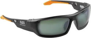 Klein Tools 60539 Safety Glasses, Professional PPE Protective Eyewear, Full Frame, Scratch Resistant and Anti-Fog, Polarized Lens
