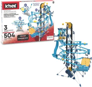 K'NEX - Marble Coaster Run with Motor‚ 504 Pieces, STEM Building, Kid Construction Set‚ Ages 8 