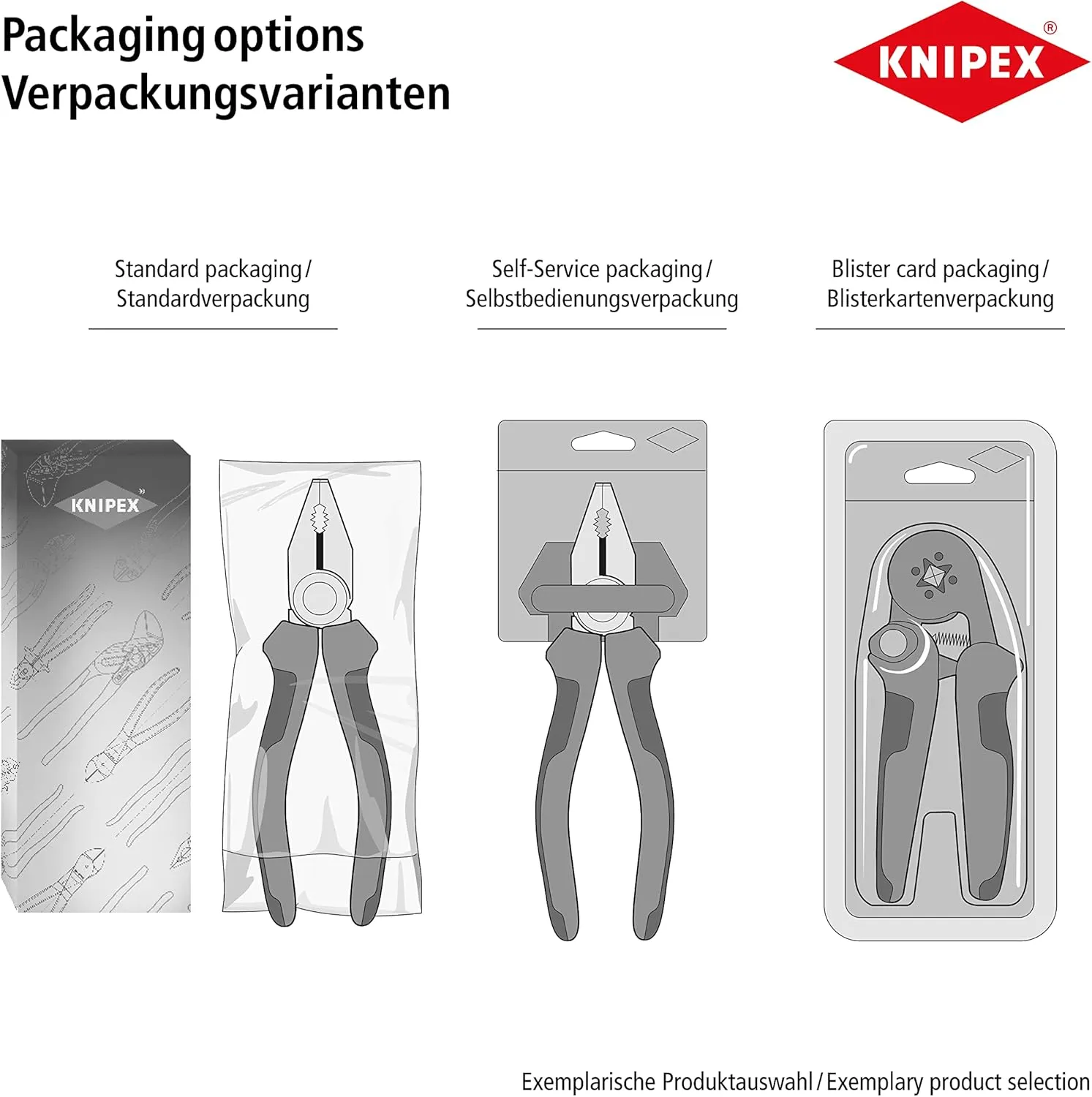 Knipex Pliers Wrench pliers and a wrench in a single tool grey atramentized, with non-slip plastic coating 300 mm 86 01 300