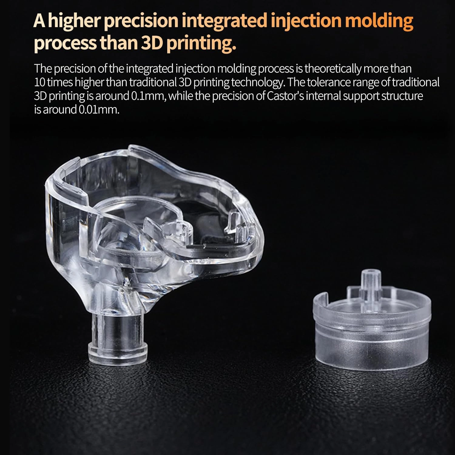 KZ Castor in Ear Monitor, Harman Edition IEM with Dual Dynamic Drivers, Tunable in Ear Headphones Gaming Earbuds with Adjusting Switch, Noise-isolating (Standard Version, with Microphone)