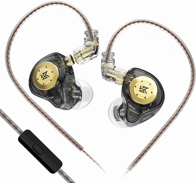 KZ EDX Pro Gaming Earbuds, HiFi IEM Earphones, Deep Bass Sound in Ear Monitor Headphones with Detachable Cable, for Audiophile Dj Singers