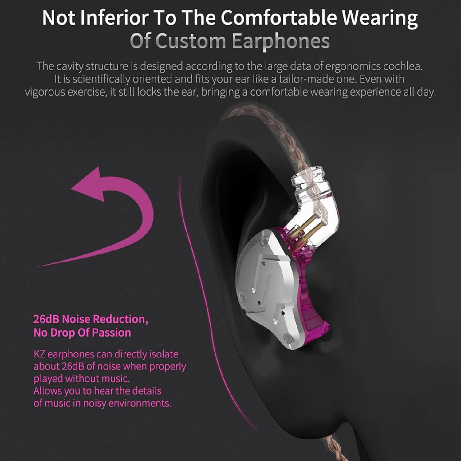 KZ ZS10 Pro 4BA 1DD in Ear Monitor Earphone 5 Driver HiFi Metal Earbuds Headphone Noise Cancelling IEM Earphone
