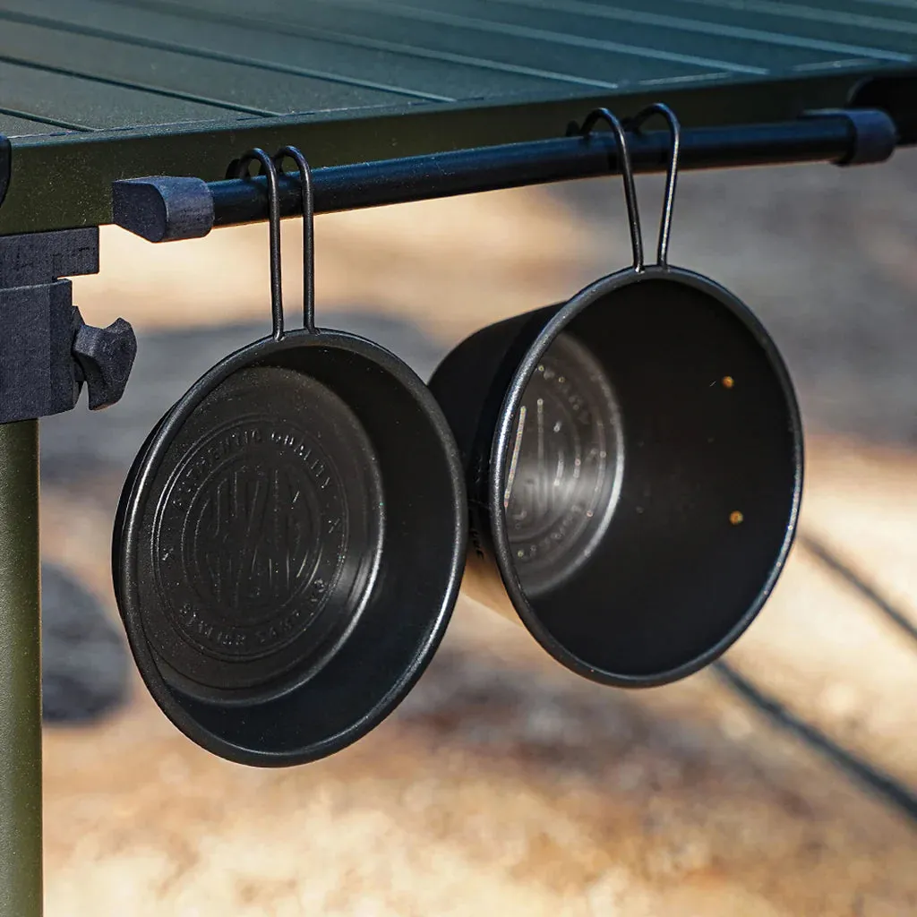 KZM Field Craft Sierra Cup 2P Set - Black