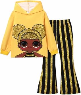 L.O.L. Surprise! Girls Clothes Hoodie and Pant Long Sleeve Sweatshirt Leggings Girls Outfits Sets 2Pcs