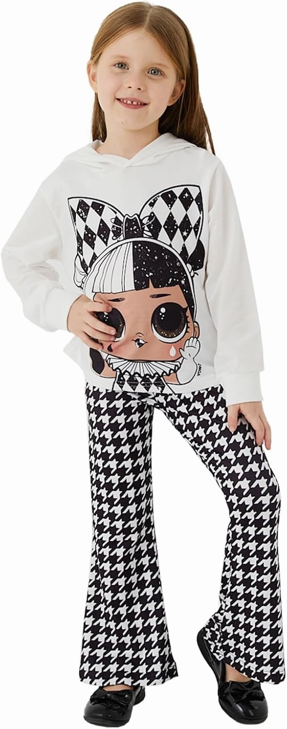 L.O.L. Surprise! Girls Clothes Hoodie and Pant Long Sleeve Sweatshirt Leggings Girls Outfits Sets 2Pcs
