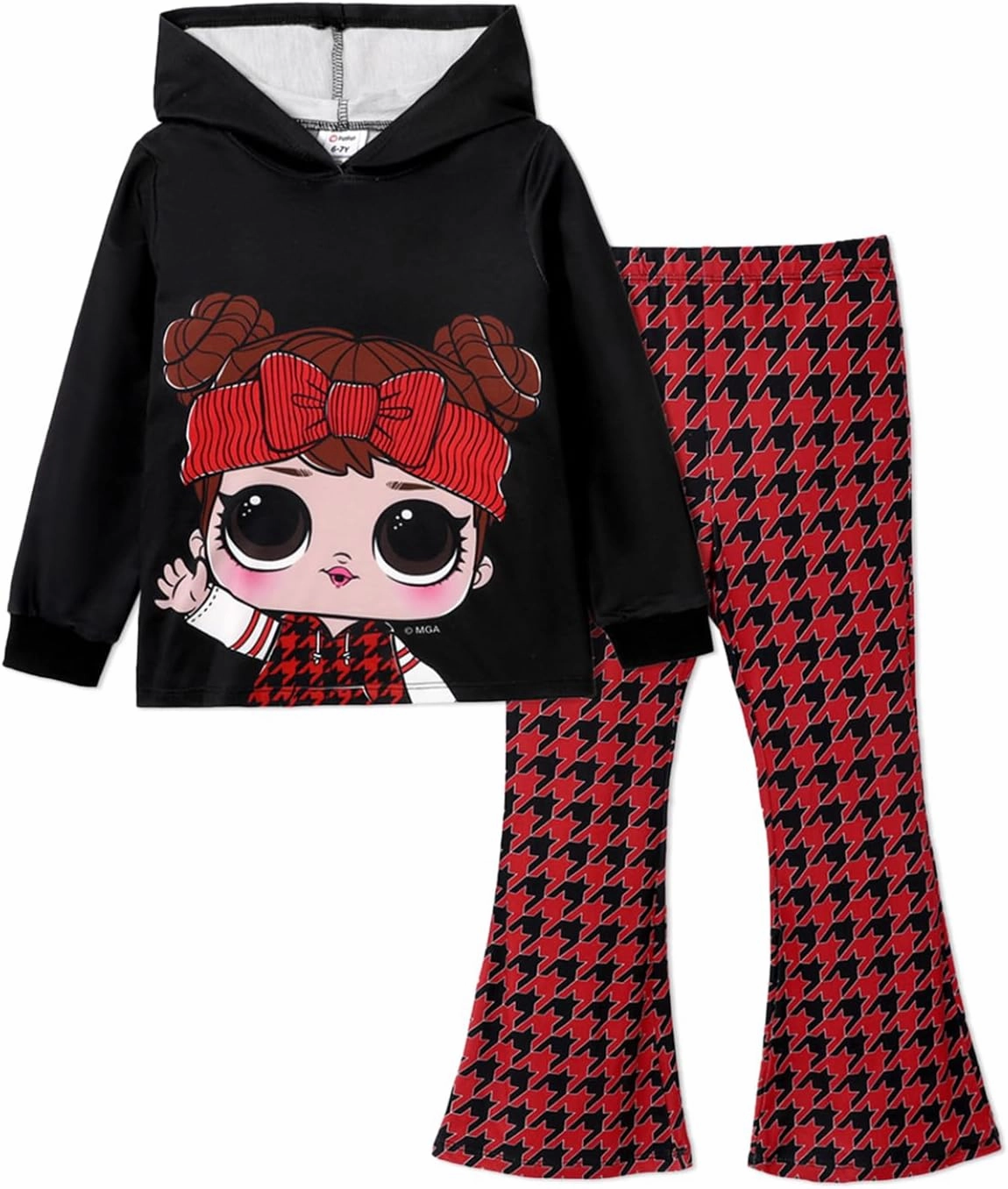 L.O.L. Surprise! Girls Clothes Hoodie and Pant Long Sleeve Sweatshirt Leggings Girls Outfits Sets 2Pcs