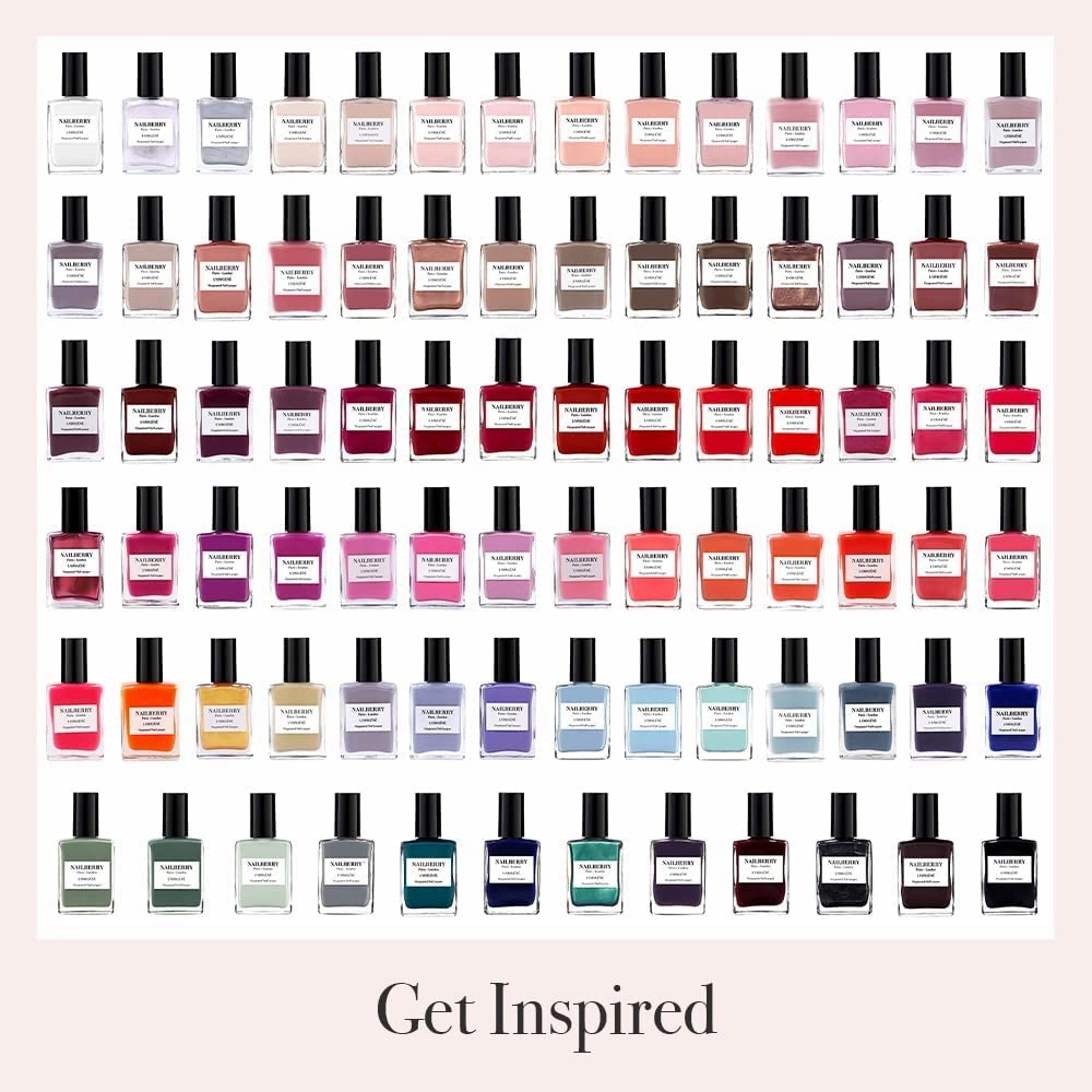 L'Oxygéné Oxygenated Nail Lacquer | Lilac Fairy | Pale Lilac Opaque Nail Polish | UV Protected Long-Wear Nail Polish | 12-Free | Vegan | Certified Halal | Cruelty & Gluten Free | 15 ml