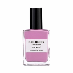 L'Oxygéné Oxygenated Nail Lacquer | Lilac Fairy | Pale Lilac Opaque Nail Polish | UV Protected Long-Wear Nail Polish | 12-Free | Vegan | Certified Halal | Cruelty & Gluten Free | 15 ml