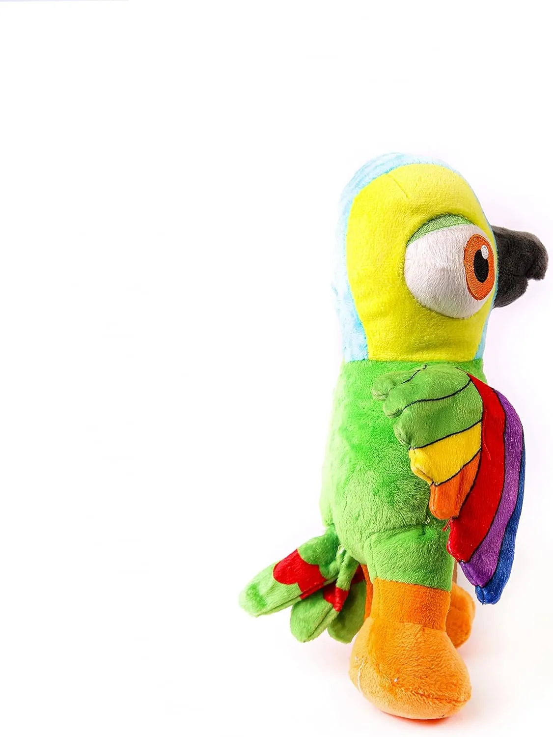 LA GRANJA DE ZENÓN Lorito Pepe Musical Stuffed Animal 8-Inch Soft and Huggable Plush Toy with Music, Beloved El Reino Infantil Character