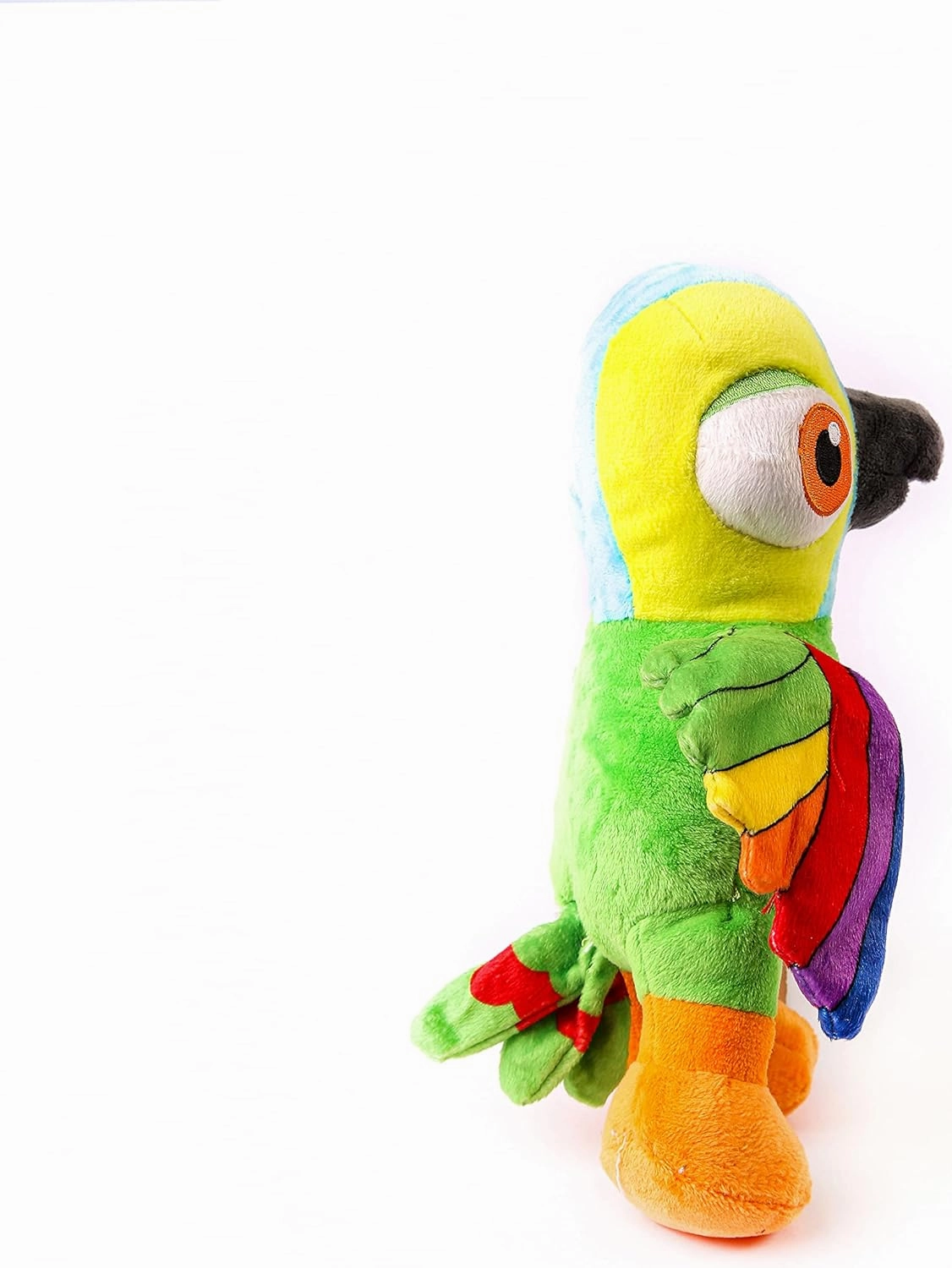 LA GRANJA DE ZENÓN Lorito Pepe Musical Stuffed Animal 8-Inch Soft and Huggable Plush Toy with Music, Beloved El Reino Infantil Character