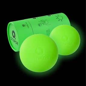 Lacrosse Ball Glow in The Dark Official Size Lacrosse Training Equipment for Night Practice Perfect Lacrosse Gifts for Boys and Girls(2 Pack)