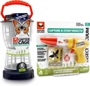 Lanard®Nature Explorer ® Combo Pack - Critter Cage Bug Collector & Insect Vacuum