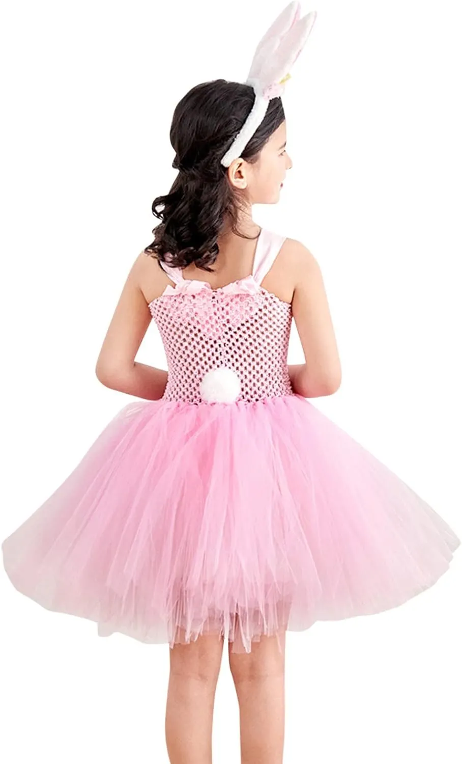 Large Girls Dress Toddler Girls Adorable Easter Bunny Cosplay Princess Dress Cute Plush 2t Thanksgiving Outfit