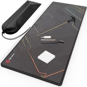 Large Gun Cleaning Mat,Work mat,Double Thickness Anti Slip Pads,Table-gripping Gunsmith Mat,Protective Workbench Mats,Rifle,Pistol,Shotgun Cleaning Mats for All Guns