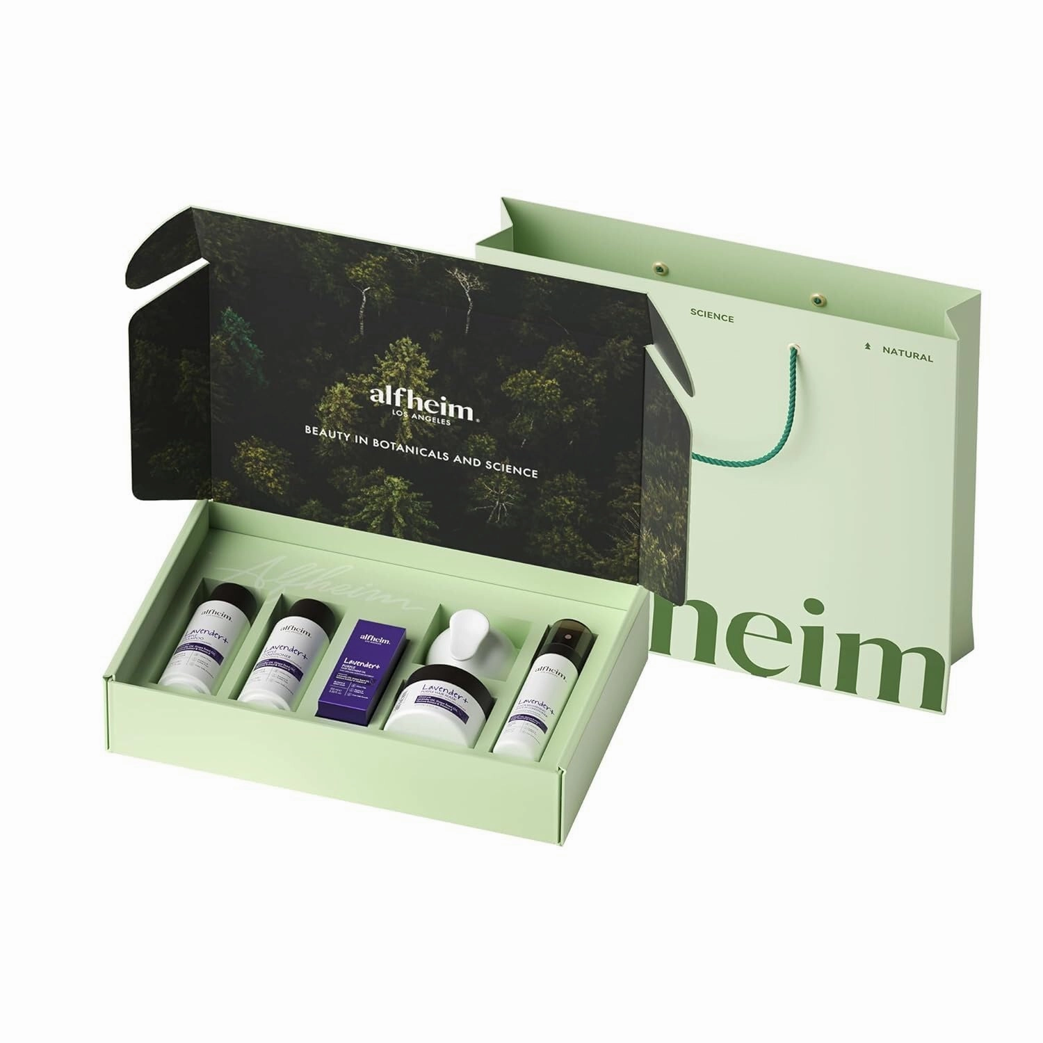 Lavender  Purple Hair Care Gift Set | Purple Shampoo & Conditioner for Blonde, Silver & Highlighted Hair | Neutralizes Brass, Hydrates & Shines | Sulfate-Free, Color-Safe | Holiday Gift Set