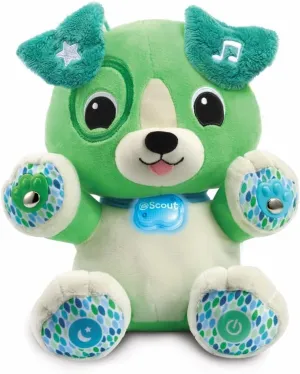 LeapFrog Pal Scout Smarty Paws | Soothing & Sensory Cuddly Toddler Toy with Lights & Music | Suitable for Ages 6-36 Months | Green