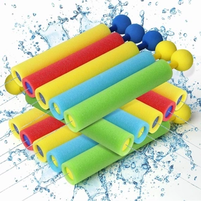 Lehoo Castle Water Blaster Soaker Guns 16 Pack, Water Guns Foam Squirt Guns Swimming Pool Beach Outdoor Toys Summer Party Games for Boys Girls