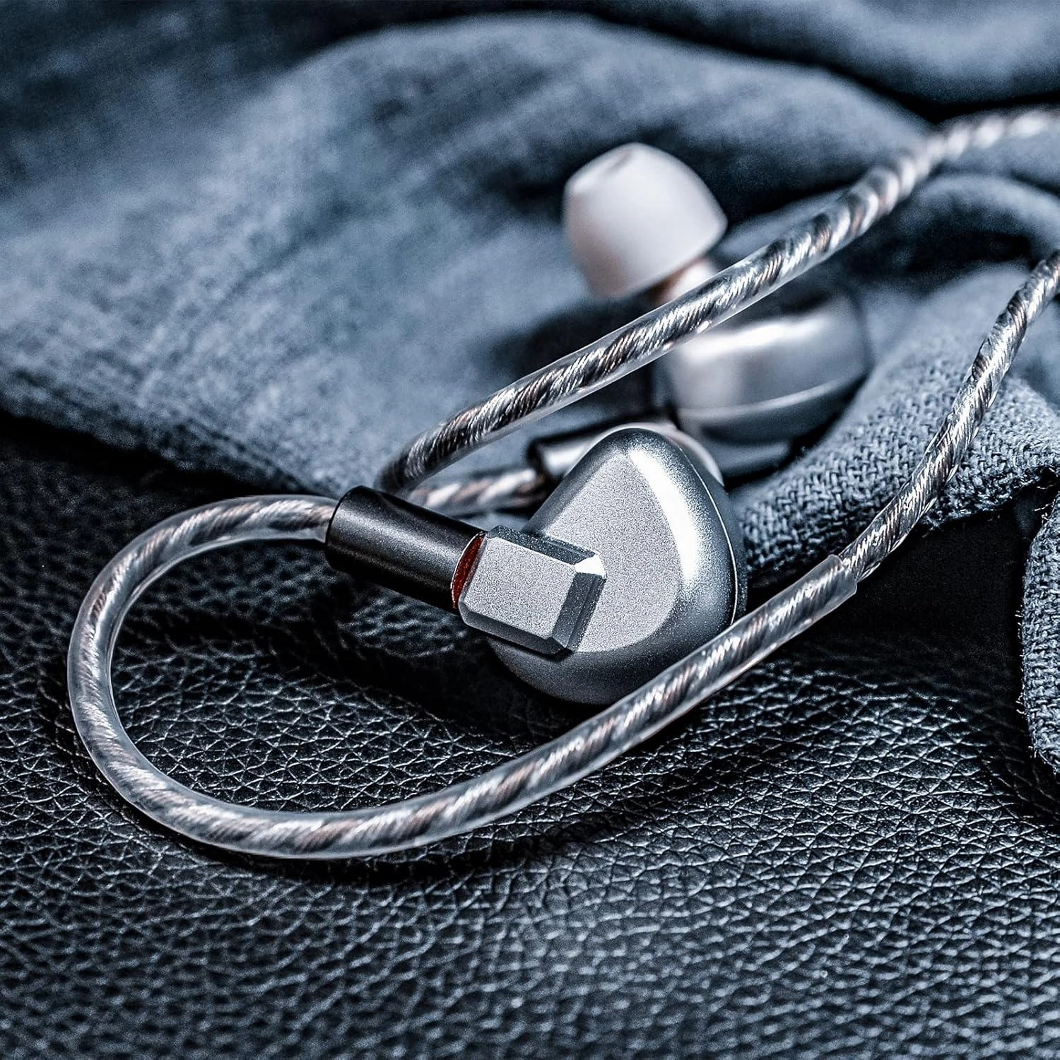 Letshuoer S12 in-Ear Headphones 14.8mm Planar Magnetic Driver Wired in-Ear HiFi Earphones for Smartphones/PC/Tablet (3.5mm Connector, Gun Metal Grey)