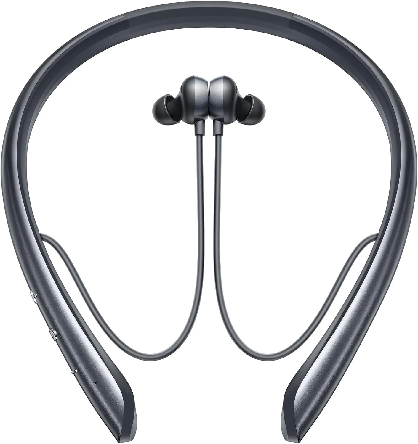 Linklike Neckband Headphones with Active Noise Cancelling, Hi-Res Audio Certified,Bluetooth 5.3 Wireless Earbuds, 150H Playtime Sweatproof IPX7, Comfort Flexible Fit for Workout/Travel/Work/Buiness