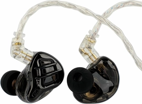 Linsoul KZ ZAR 7BA 1DD in-Ear Monitor, HiFi Wired Earbuds, Gaming Earbuds, Hybrid IEM Earphones with Recessed 2 Pin Detachable Cable for Musicians, Studio Engineers and Audiophiles(Without Mic)