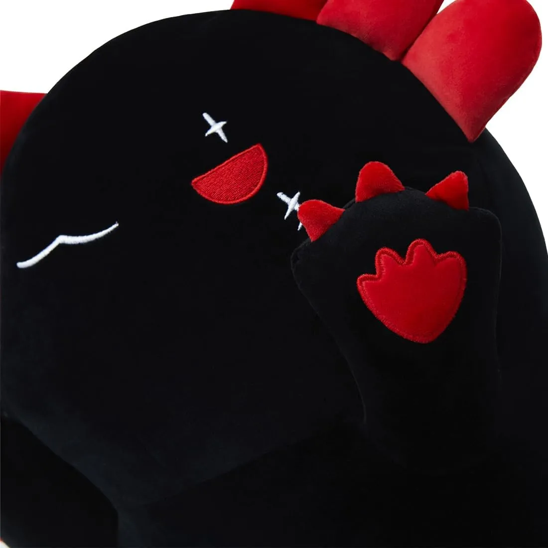 Long Plush Axolotl Toy Stuffed Animal Axolotl Plush Toy Pillow Gift for Kids and Girls(Black,90cm/35.4in)