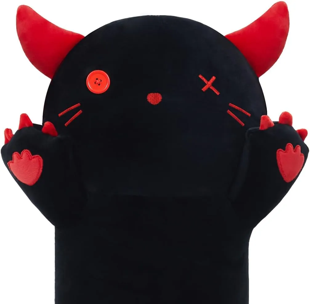 Long Plush Demon Toy Stuffed Animal Demon Plush Toy Pillow Hugging Pillow Gift for Kids and Girls(Demon,70cm/27.5in)