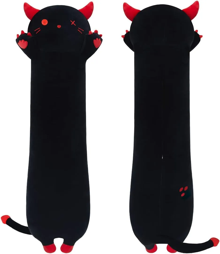 Long Plush Demon Toy Stuffed Animal Demon Plush Toy Pillow Hugging Pillow Gift for Kids and Girls(Demon,70cm/27.5in)