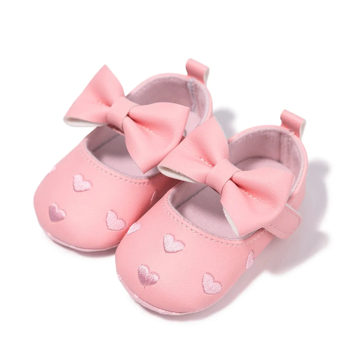 Love Bow Fringe Baby Moccasins – Soft Sole First Walkers
