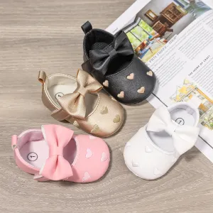 Love Bow Fringe Baby Moccasins – Soft Sole First Walkers