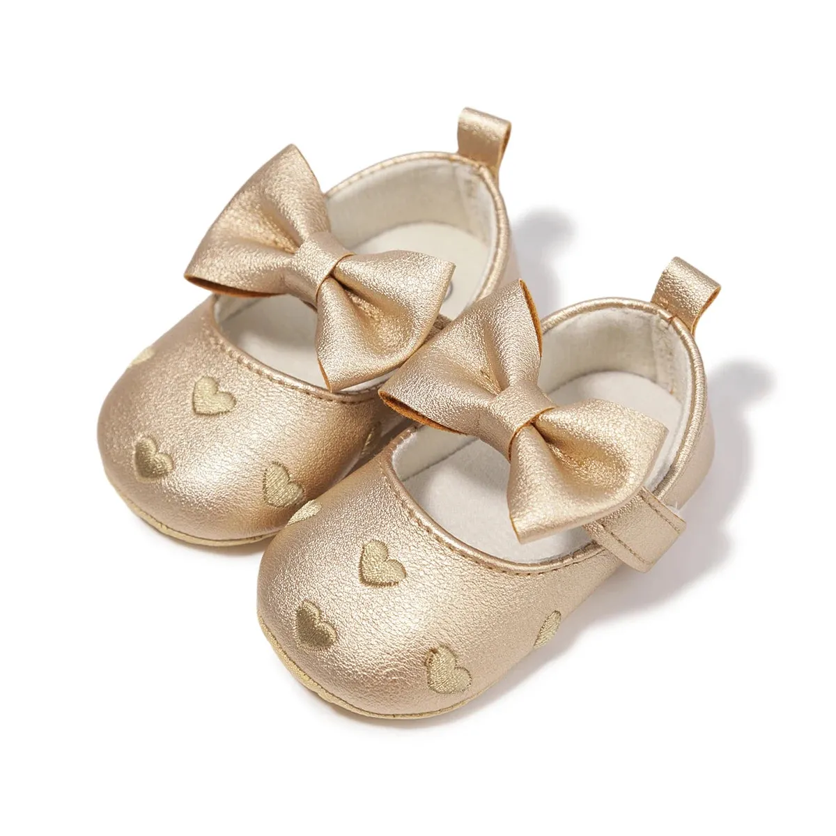 Love Bow Fringe Baby Moccasins – Soft Sole First Walkers