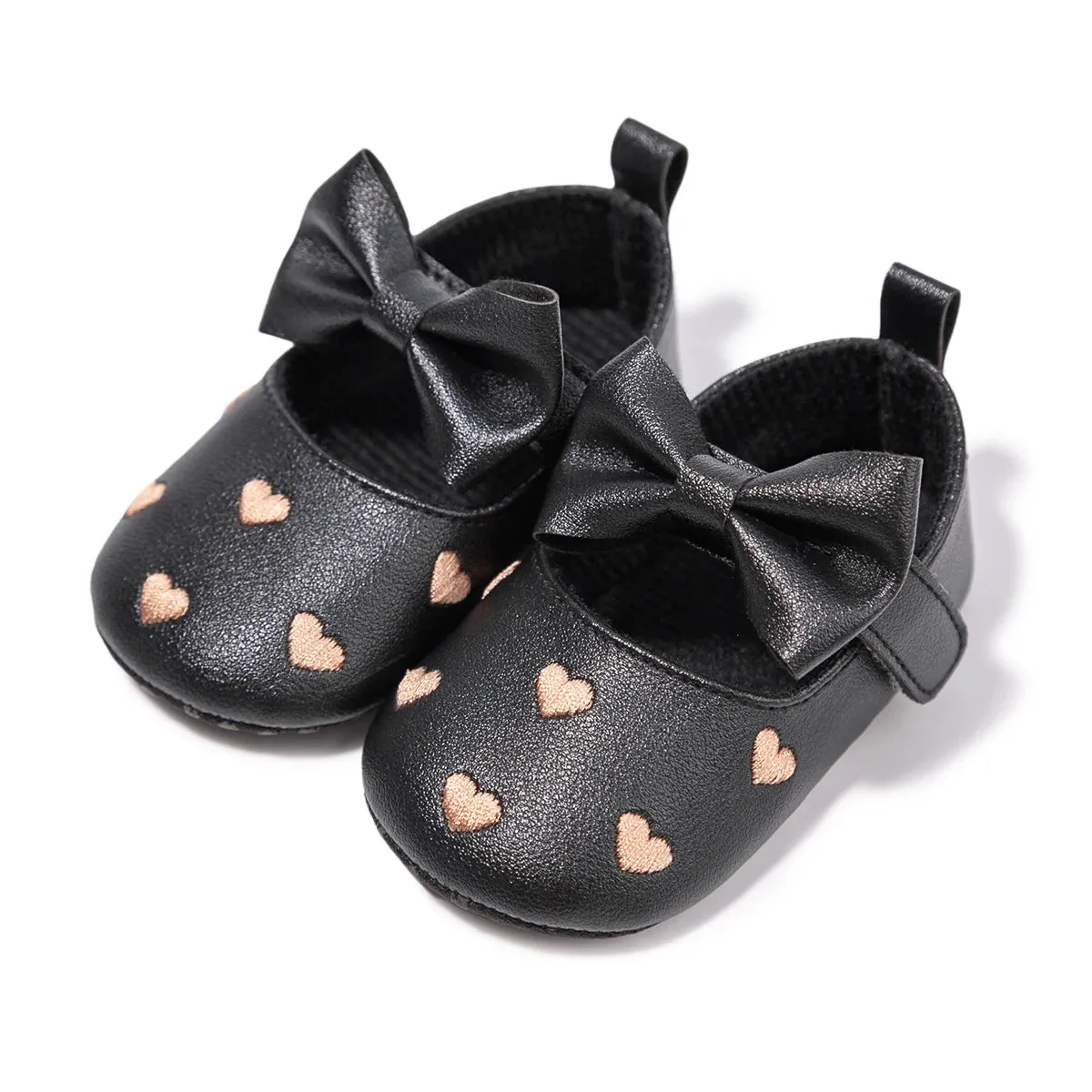 Love Bow Fringe Baby Moccasins – Soft Sole First Walkers