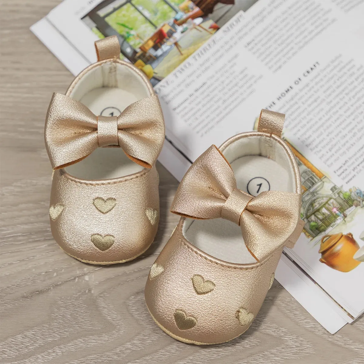 Love Bow Fringe Baby Moccasins – Soft Sole First Walkers