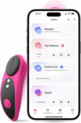 LOVENSE Ferri Wearable Magnetic Vibrating Panties, Long Distance Bluetooth Remote Reach with Music Sync, Partner & App Control