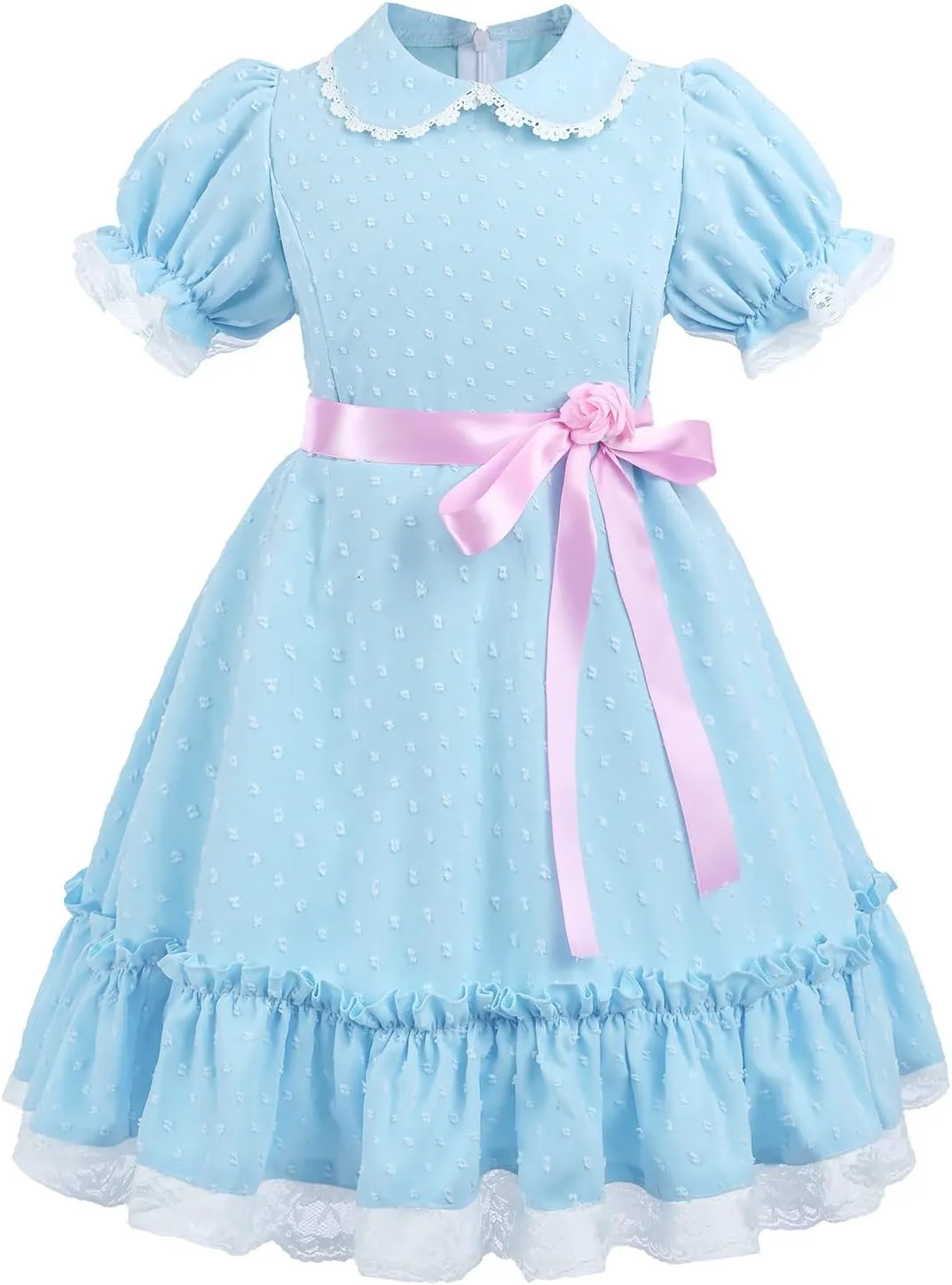 LTAKK Grady Twins Costume Creepy Doll Scary Twins Sisters Dresses Kids for Halloween