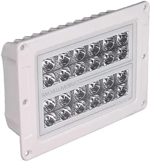 Lumitec Lighting 101348 Maxillume H120 Flush Mount Housing Light, White