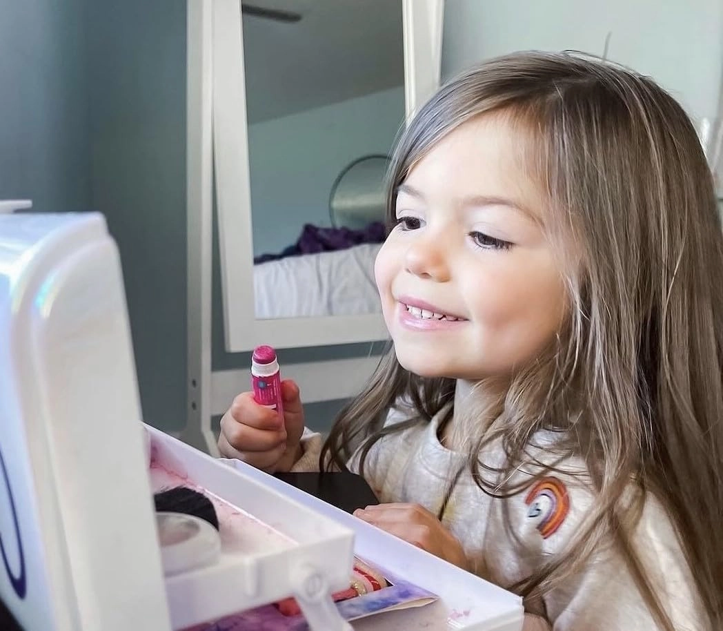Luna Star Klee Kids Play Makeup Kit. Gentle and Non-Toxic. Kid-Friendly. Made in USA. (Crystal Palace Fairy)