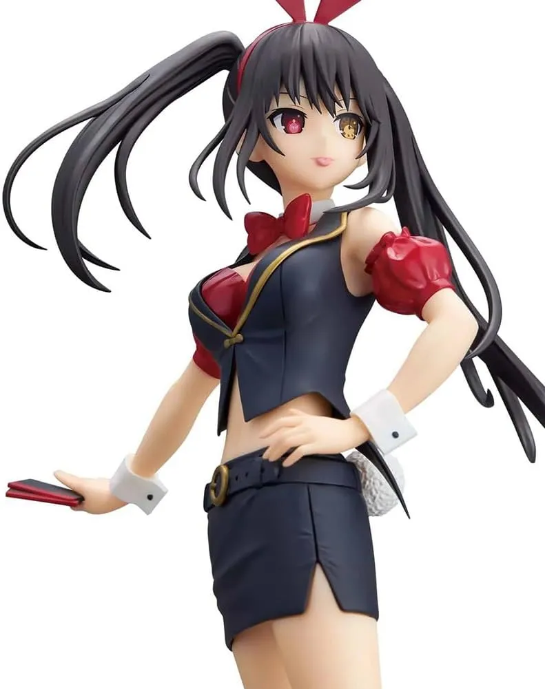 LUNK Anime Bunny Girl Tokisaki Kurumi Figure Tokisaki Kurumi Anime Action Figure,Cute Cartoon Figurine Collectible Gifts