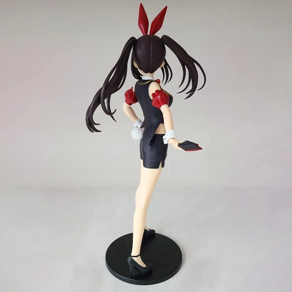 LUNK Anime Bunny Girl Tokisaki Kurumi Figure Tokisaki Kurumi Anime Action Figure,Cute Cartoon Figurine Collectible Gifts