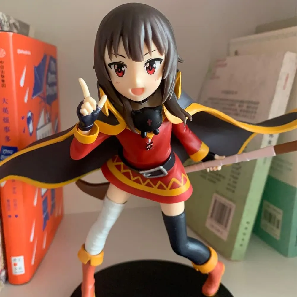 LUNK Megumin Figure Anime Girl Megumin Figurine Cute Action Figure Statue Collection for Fans 7.87in