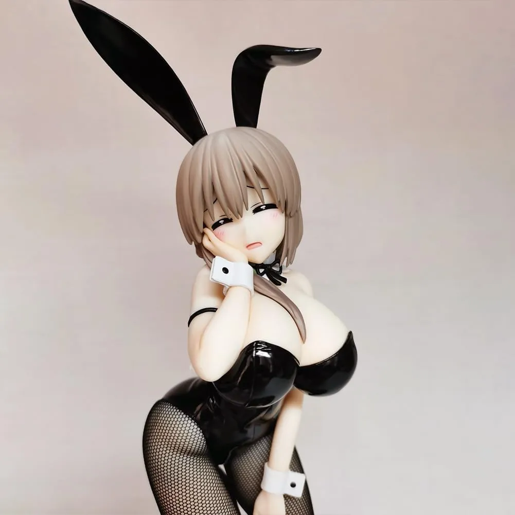 LUNK Uzaki Tsuki Figure Cute Anime Illustration Bunny Girl Action Figure Statue 11.4in Uzaki Tsuki Original Painting Figurine Collectible Gifts