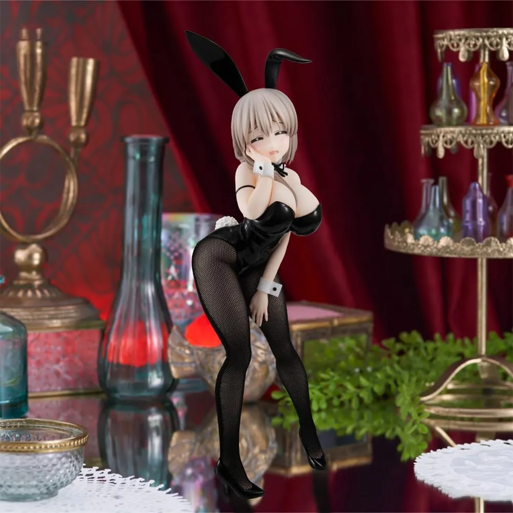 LUNK Uzaki Tsuki Figure Cute Anime Illustration Bunny Girl Action Figure Statue 11.4in Uzaki Tsuki Original Painting Figurine Collectible Gifts