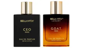 Luxury CEO Man & G.O.A.T. Eau De Parfum Combo for Men | Long-Lasting Fragrances with Citrus, Lavender, Patchouli & Agarwood | Vegan & Cruelty-Free | Gift Set for Men