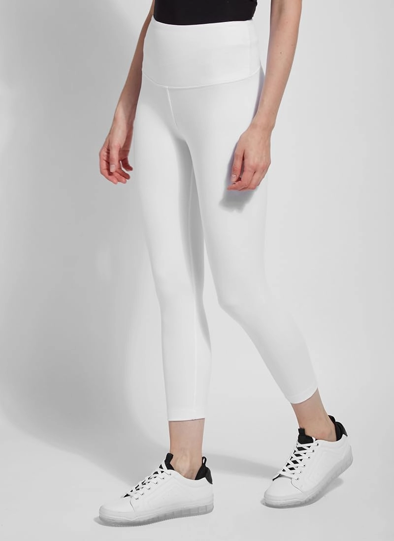 Lyssé Cotton Cropped Leggings – Breathable Cotton Leggings for Women with Soft Cotton Spandex Fabric
