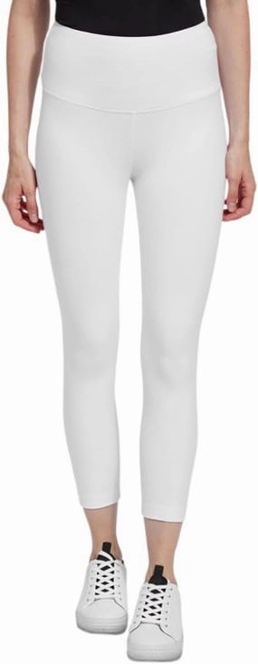 Lyssé Cotton Cropped Leggings – Breathable Cotton Leggings for Women with Soft Cotton Spandex Fabric