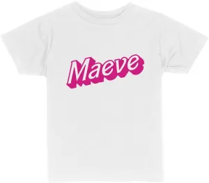 Maeve Doll Font Toddler Kids T-Shirt