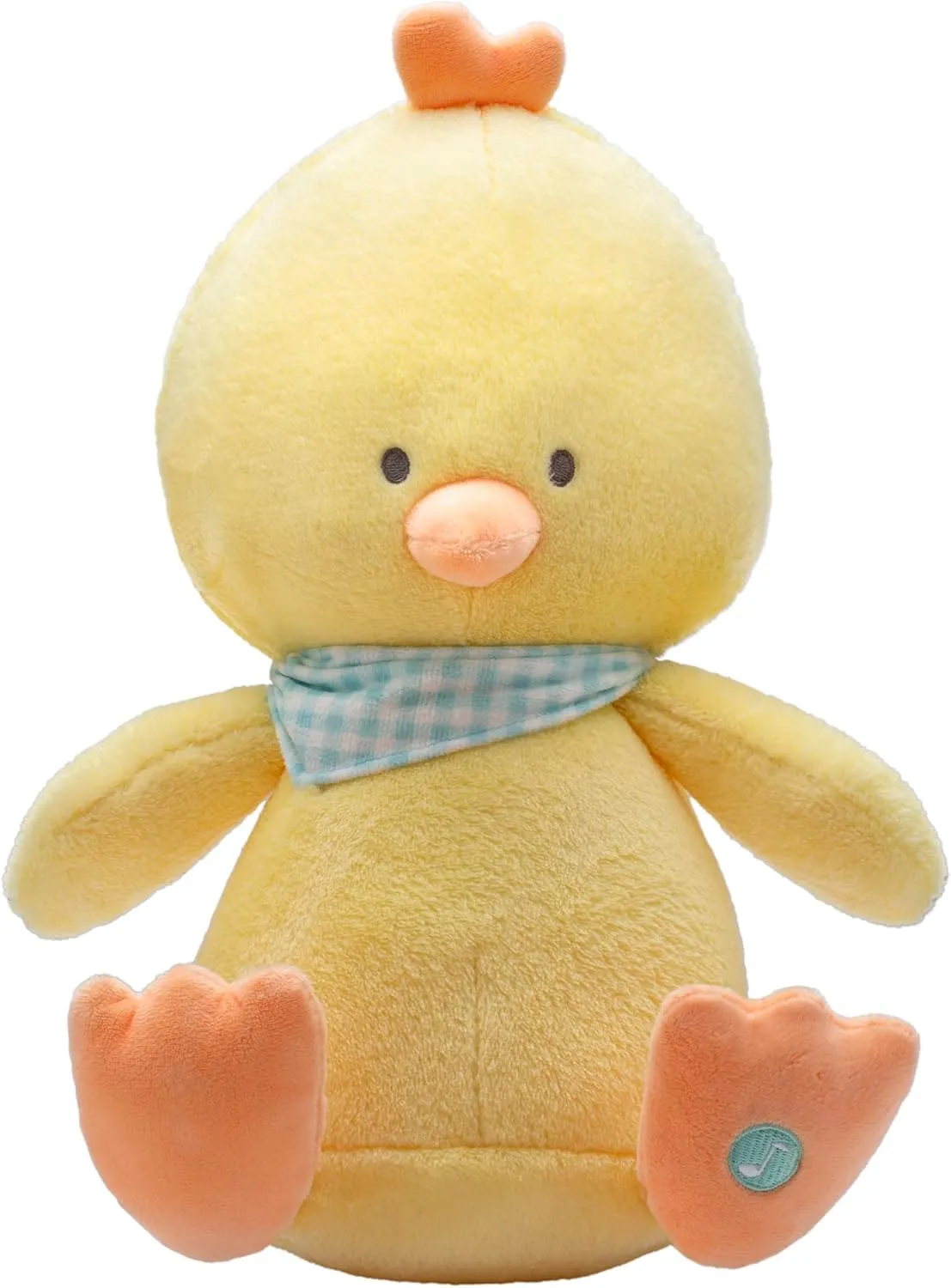 Magic Years 10 inch Musical Light Up Chick Toy for Baby, Plays Twinkle, Twinkle Little Star, Yellow Duck, Farm