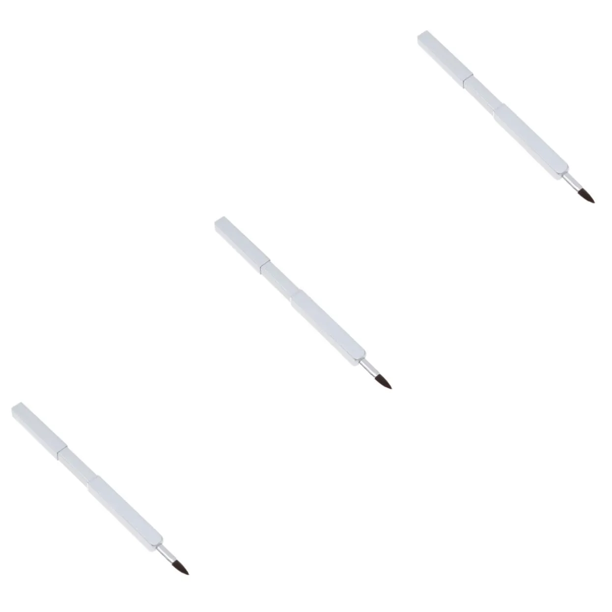 MAGICLULU 3pcs Retractable Lip Brush Applicator Makeup Brush Nylon Fiber Portable for Travel
